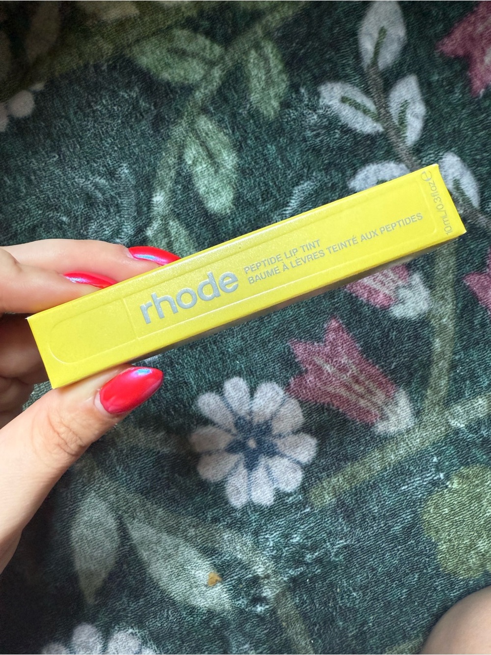 Rhode Peptide Lip Tint lemontini in Yellow Packaging